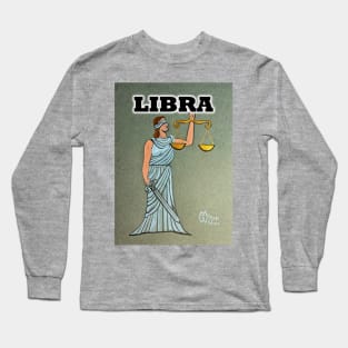 Libra the Scales zodiac sign Long Sleeve T-Shirt